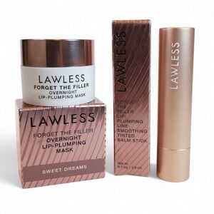 LAWLESS Forget‎ The Filler Overnight Lip Plumping Mask .28 Tinted Balm Stick .01